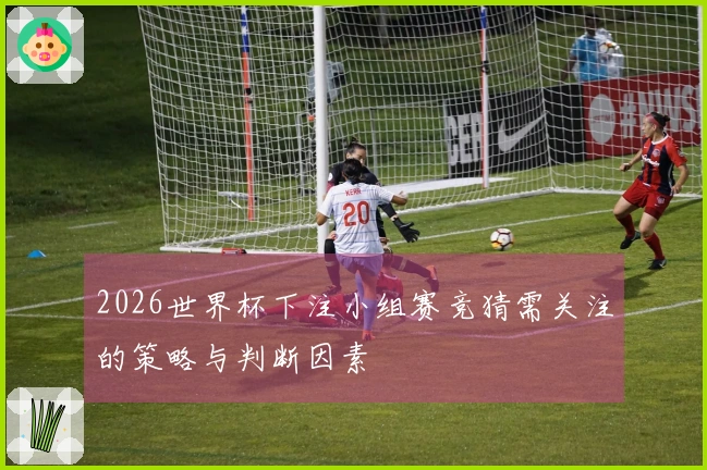 2026世界杯下注小组赛竞猜需关注的策略与判断因素